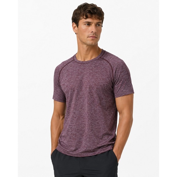 lululemon athletica Other - Lululemon Metal Vent Tech Short‎ Sleeve Shirt Maroon Large